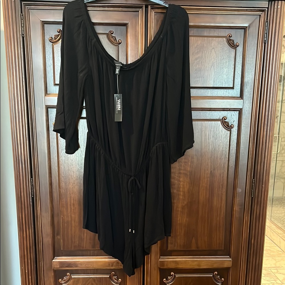 White House Black Market Black Jumpsuit